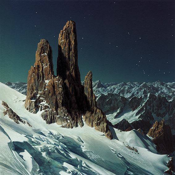 Heiner Altmeppen: "Felsnadeln im Mondlicht II", 2017