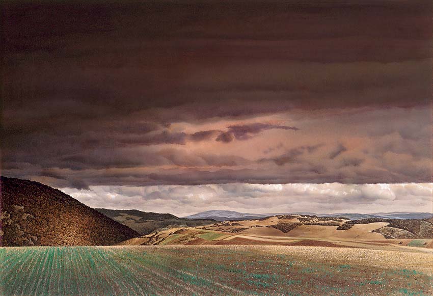 1992_Landschaft_mit_dunklem_Himmel
